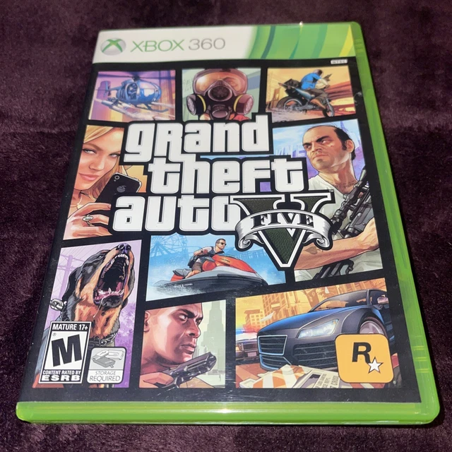 XBOX 360 GRAND Theft Auto V GTA 5 2 DISC GAME “BEST SELLING GAME