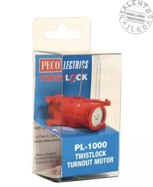 PECO PL-1000 Twistlock motore elettrico per scambi ferroviari in scala 1:87