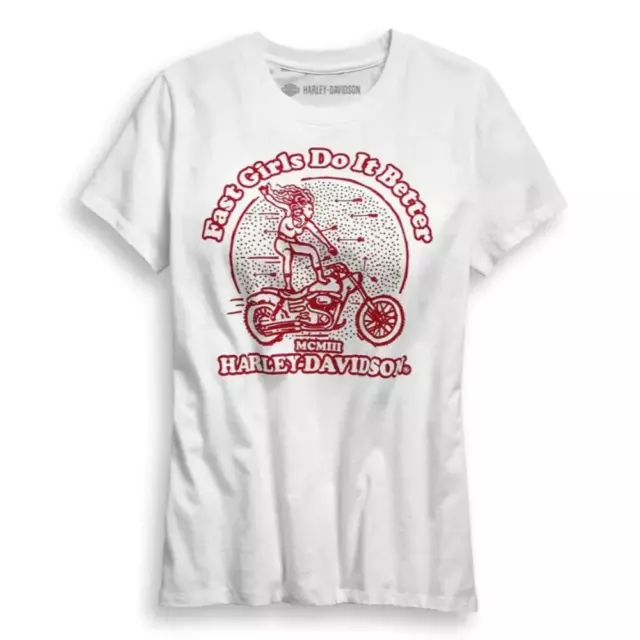 Harley Davidson - Fast Girls Do it Better - Women's Tee | 96708-19VW/000M