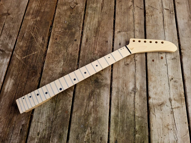 21fret 25.5inch Maple Guitar Neck Block Inlay Rosewood Fretboard TL