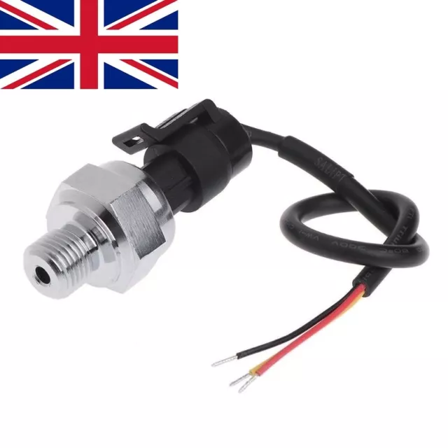 G1/4 5V 1.2 MPa 150PSI Pressure Transmitter Water Gas Oil Fuel Pressure Sensor