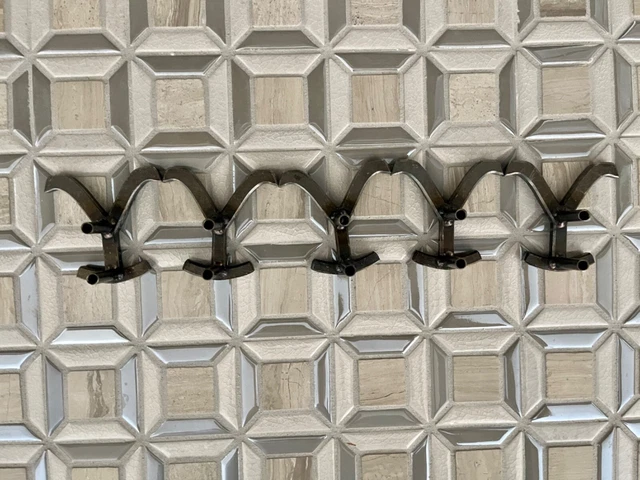 Rustic Yellowstone handmade coat hooks set of 5 2