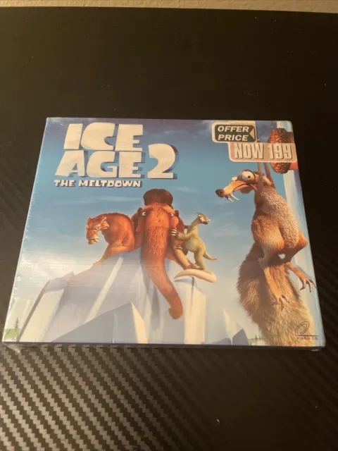 Collectible Ice Age 2 Original Video CD VCD 2-Disc Set Rare Animation Sealed