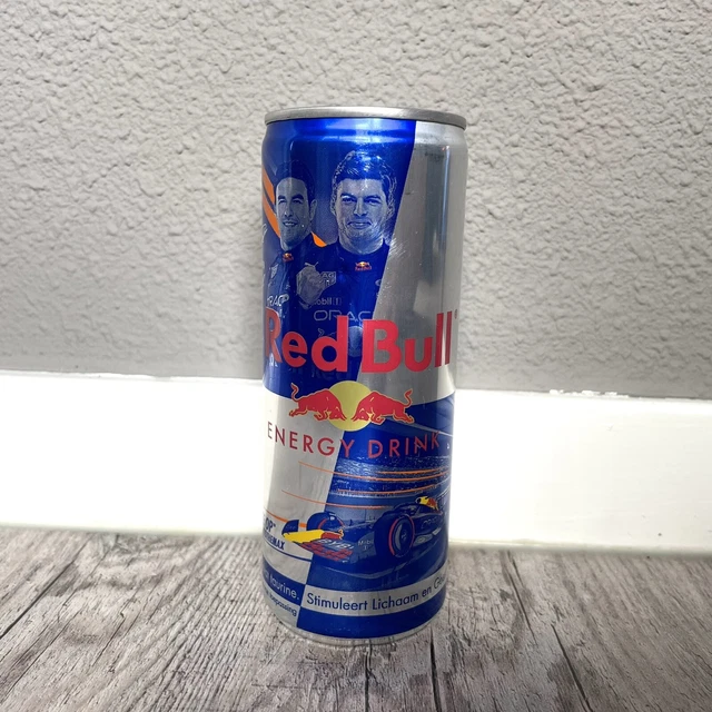 NEW RED BULL Energy Drink Can Max Verstappen Sergio Perez the