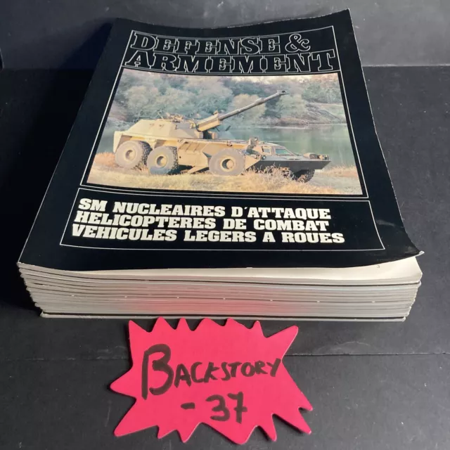 Defense Et Armement Lit De 14 Magazine Militaire Militaria 1982-1985 Blindes