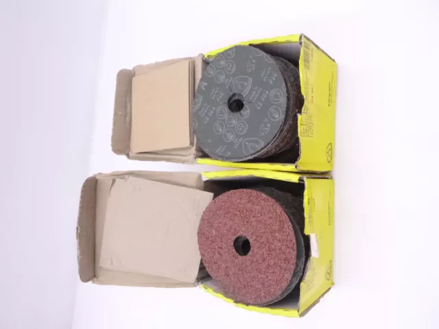 50 Pack Klingspor CS 561 Norton Metal Coarse 80 Grit Fiber Discs 5" x 7/8"