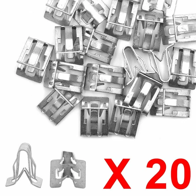 Fixation Murale Sans Percer KIT DE CLIPS De Retenue En Verre Transparent Pack De 50 Clips En 3m Accroche Tableau