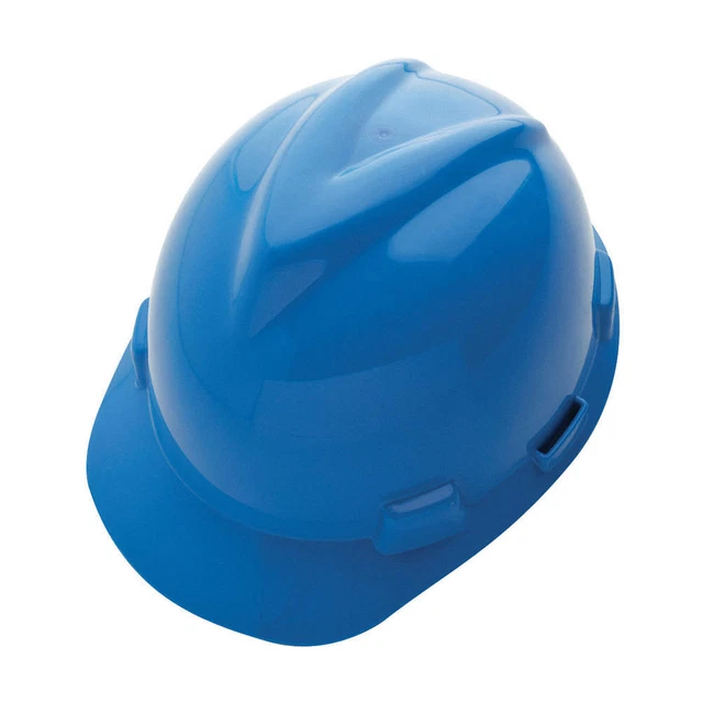 MSA 10150221 Hard Hat,Type 1, Class E,Ratchet,Blue