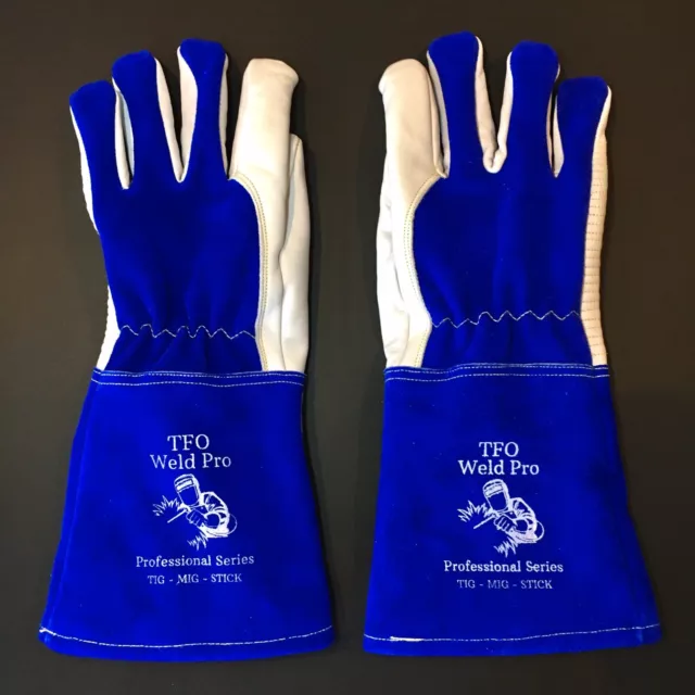 Premium Long MIG Welding Gloves !!! plasma cutting protection CigWeld KameLo TIG