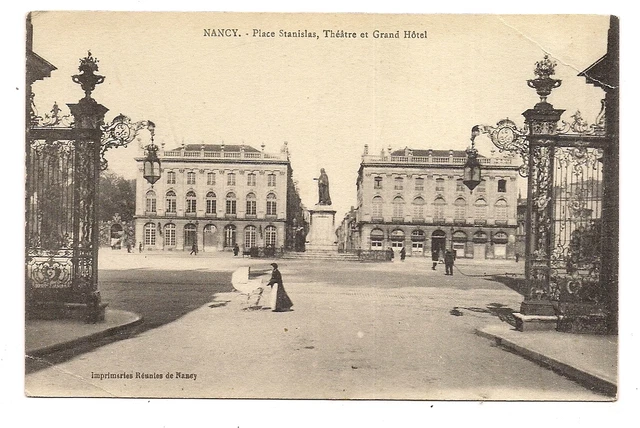 nancy place stanislas ,théâtre et grand hôtel