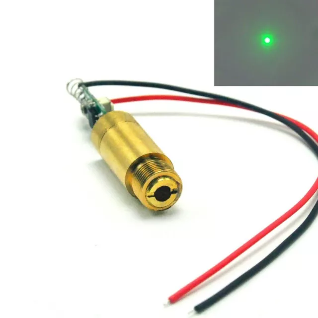 Module de diode laser Green Dot 532nm 50mW 100mW 200mW 3-5V en laiton avec...