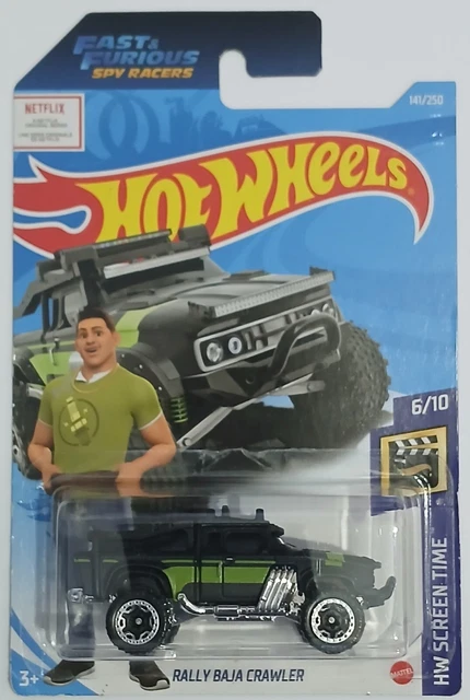 Hot Wheels Rally Baja Crawler, HW Screen Time Edition – Maßstab 1:64, Limitiertes Sammlerstück