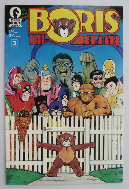 Boris the Bear #3 - Dark Horse Comics 1986 FN 6.0