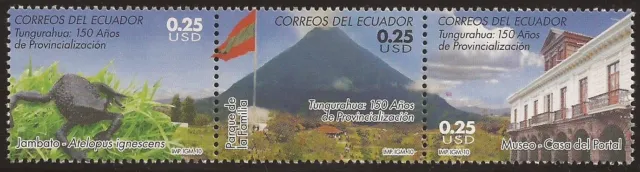 Ecuador 2224/26 2010 Tungurahua 150 Years of The Provincilizacion