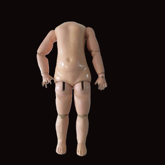 Ancienne Poupée SFBJ 301 Paris – Taille 9 (50cm), Biscuit Et Bois, Années 1900, Occasion