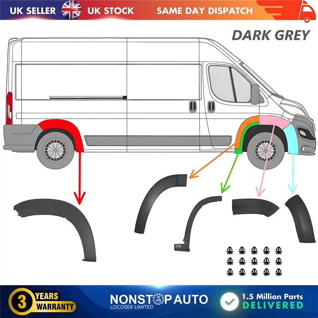MODANATURA PASSARUOTA FIAT Panda 4X4 Dal 2004 Posteriore Sinistro EUR 44,70 - IT - Foto 4