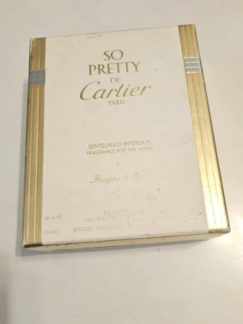 So Pretty De Cartier Paris Eau De Toilette Box Extremely Rare!