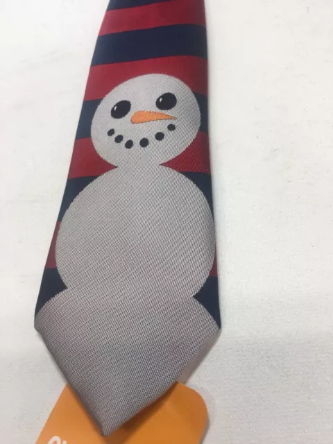 Gymboree Boys Kids Snowman Neck Tie Necktie Size 0-24 Months NWT - FREE SHIPPING 2