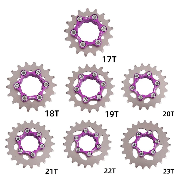 SINGLE SPEED CASSETTE Cog Spacers MTB Fixie Conversion Kit Adapter