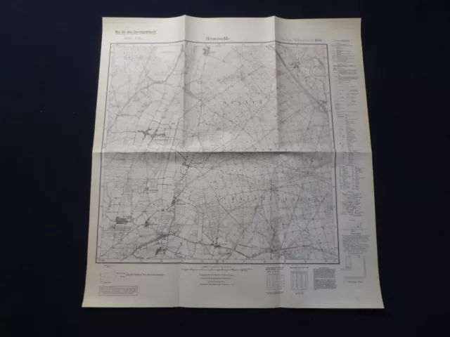 Landkarte Meßtischblatt 4156 Hermswalde i.d. Neumark / Chocicz, Crossen, 1938