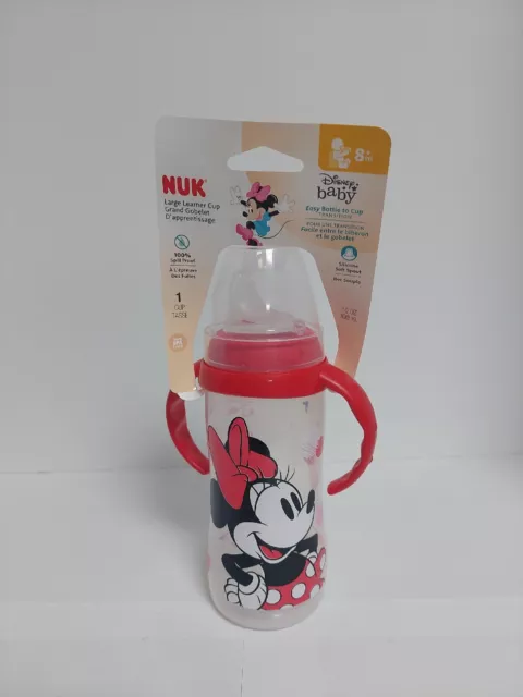NUK Disney Minnie Mouse Active Sippy Cup, Spill-proof, 10 oz