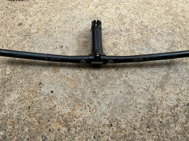 Titec black handlebars and stem mtb