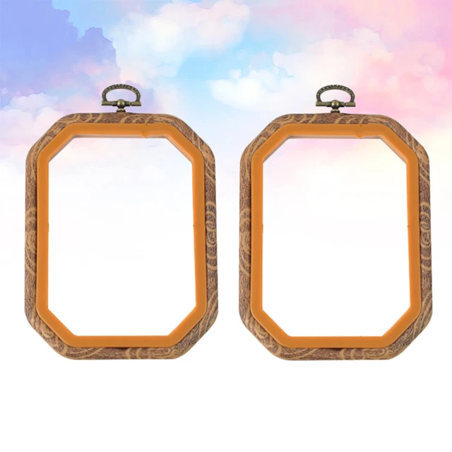 2pcs Nähen Ringe Hoops DIY Stickerei Kreis Stickerei Hoops Stickerei Kreis 4