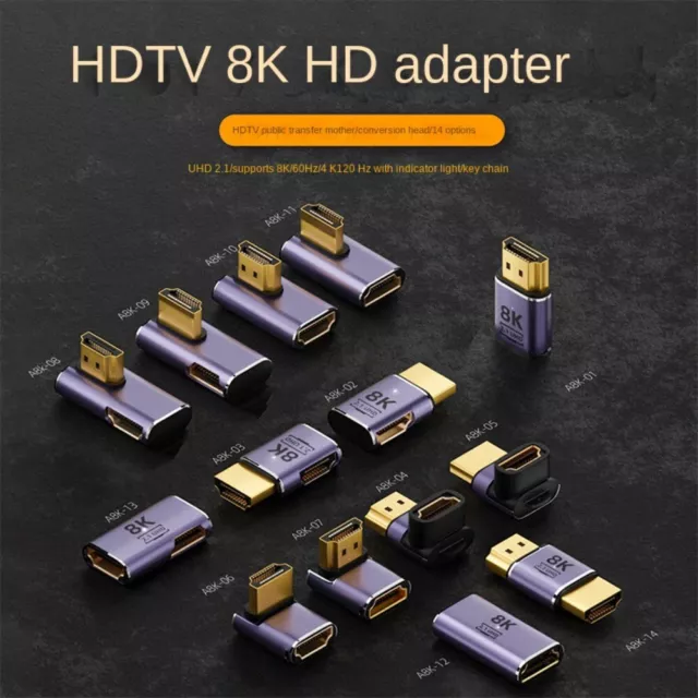 L Type Converter Hdmi 90 Degree Adapter  Game Machine