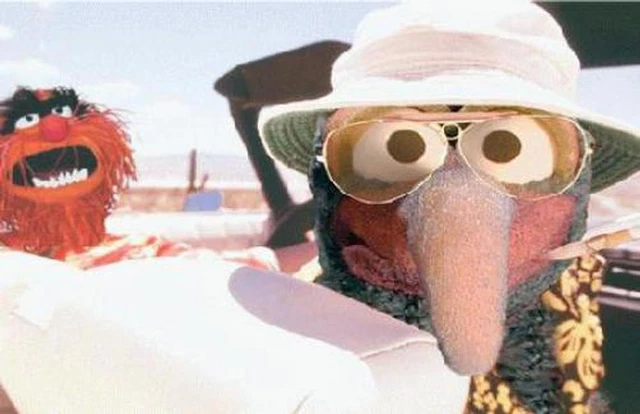 Gonzo Animal Muppet Poster Henson Fear And Loathing Hunter S Thompson