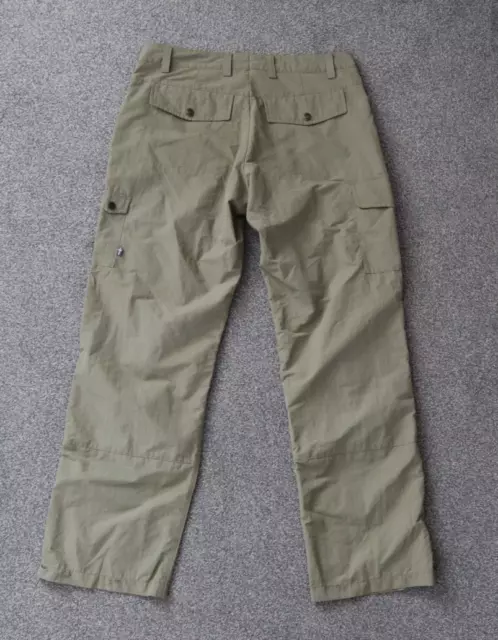 Mens Fjallraven Karl MT Green Walking Hiking Trousers Pants - W32 L32 2