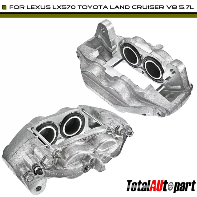 2x Brake Caliper Front Left & Right for Lexus LX570 Toyota Land Cruiser V8 5.7L