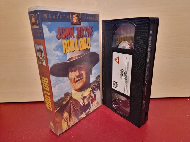 RIO LOBO - John Wayne - PAL VHS Video Tape (A163) £2.99 - PicClick UK