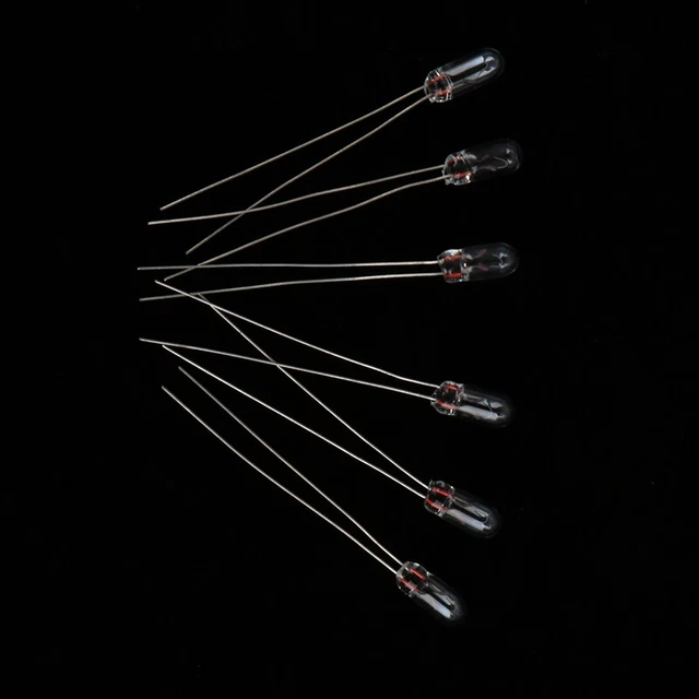 20Pcs Lamp Incandescent Bulb Neon Bulb Miniature 3mm 6V 12V 24V Light Bulbs#