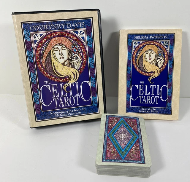 CELTIC TAROT CARDS by Courtney Davis & Book by Helena Paterson