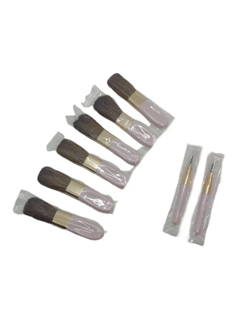NIP Vintage Lot of 8 Mary Kay Pink Eye Shadow Sable Blush Lip Brushes New NIP Vintage Lot of 8 Mary Kay Pink Eye Shadow Sable Blush Lip Brushes New