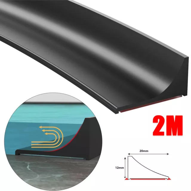 200CM TPE Water Dam Shower Barrier Water Stopper Bathroom Sink Waterproof Strip