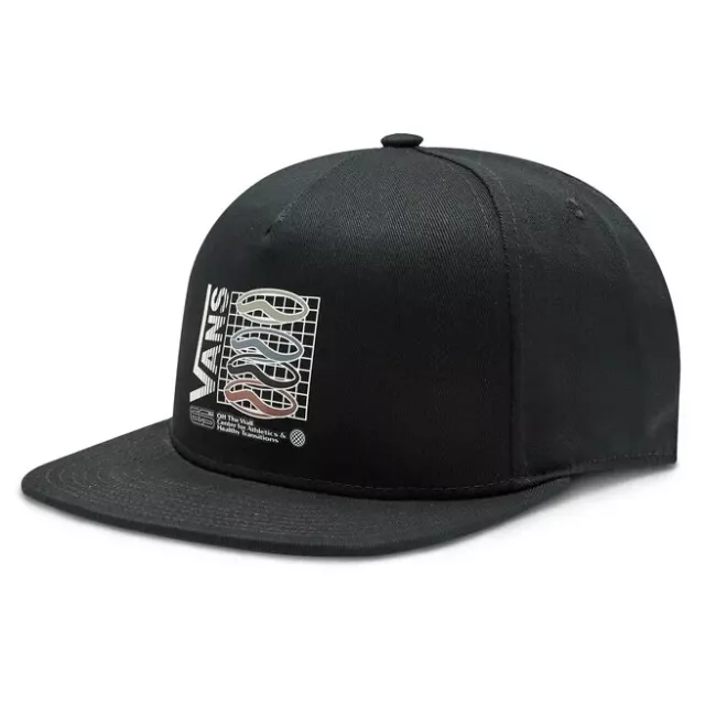 VANS DNA Snapback Trans. Sombrero con Visera Piso Gorra Ajustable Negro