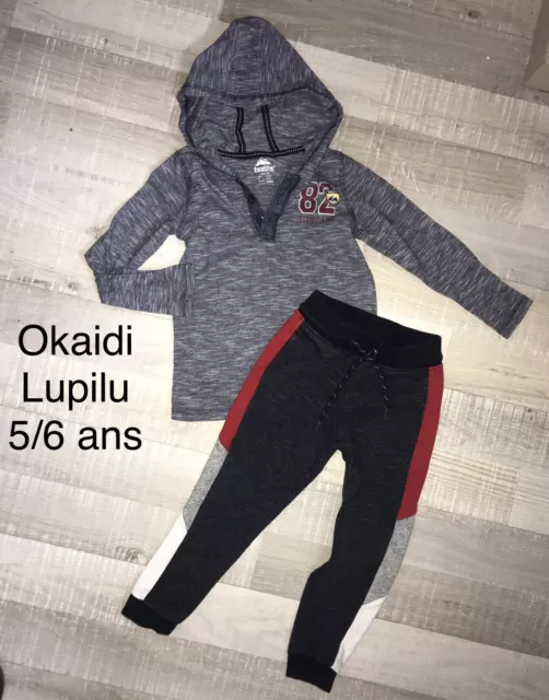 Pantalon de jogging bleu garçon Okaïdi & Obaïbi