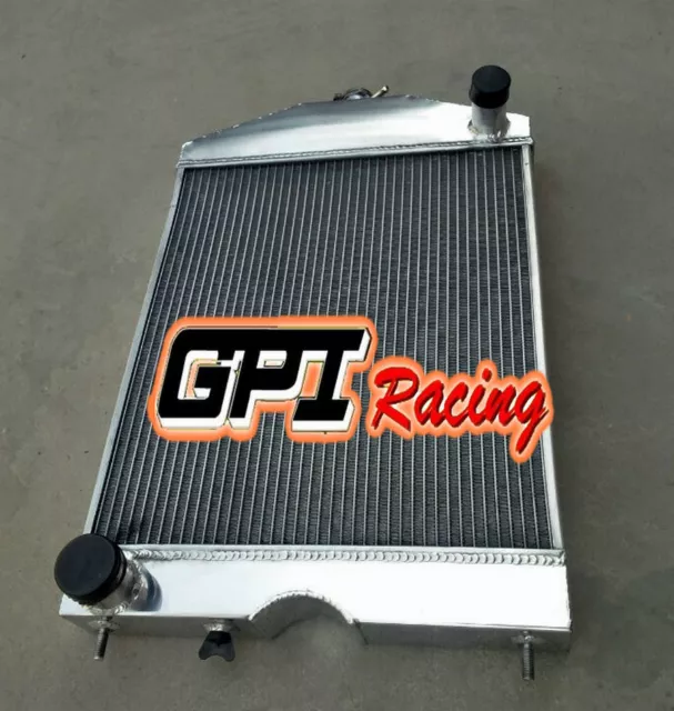 56MM Aluminum Radiator ForFord 2N/8N/9N Tractor W/ford 305 5L V8 Engine1928-1952 3