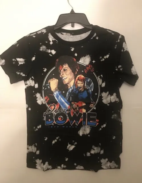 Retro David Bowie 1973 World Tour Concert Shirt - Men’s Xtra Small Unisex NWT