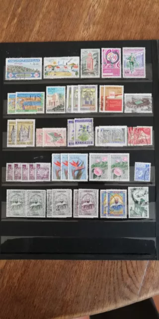 Timbres ALGERIE - Lot de 43 timbres anciens oblitérés - TBE