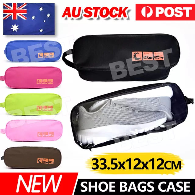 Waterproof Shoe Bags Case Travel Sports Storage Tote View Window Portable