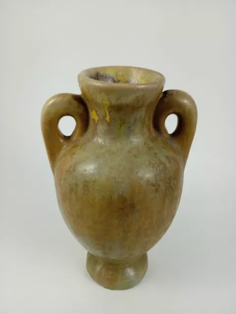 Vase Amphore.  Céramique grès Pierrefonds. Oise.