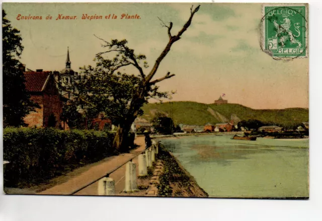 BELGIQUE - BELGIE - Old Postcard - WEPION et LA PLANTE environs de Namur