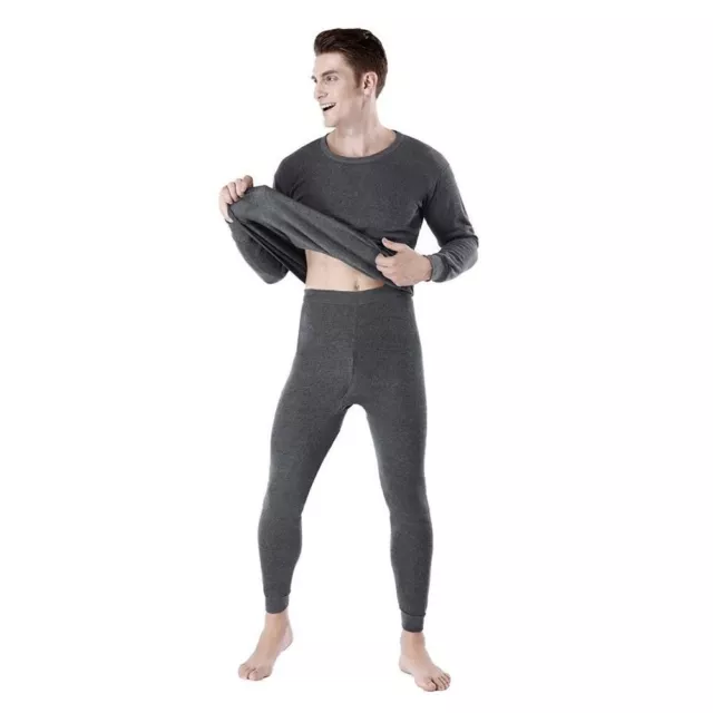 Long Johns Set Korean Style Sleepwear Elastic Underwear Men Thermal Underwear