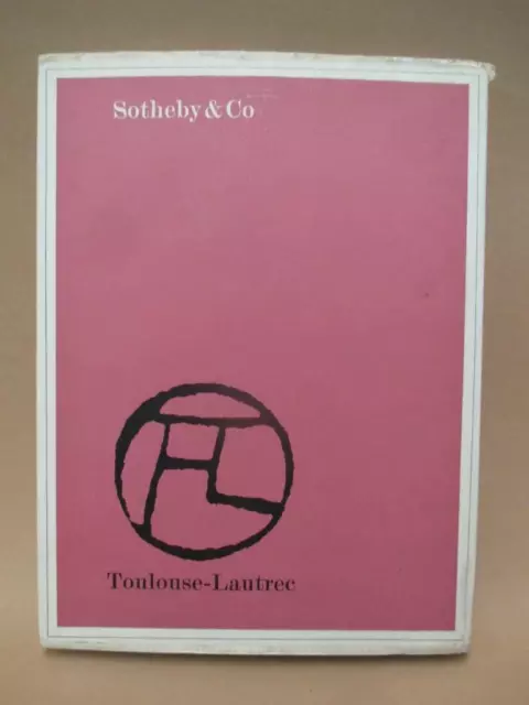 Auction catalogue, Southeby & Co, Toulouse-Lautrec, Lithographs and Drawings 2