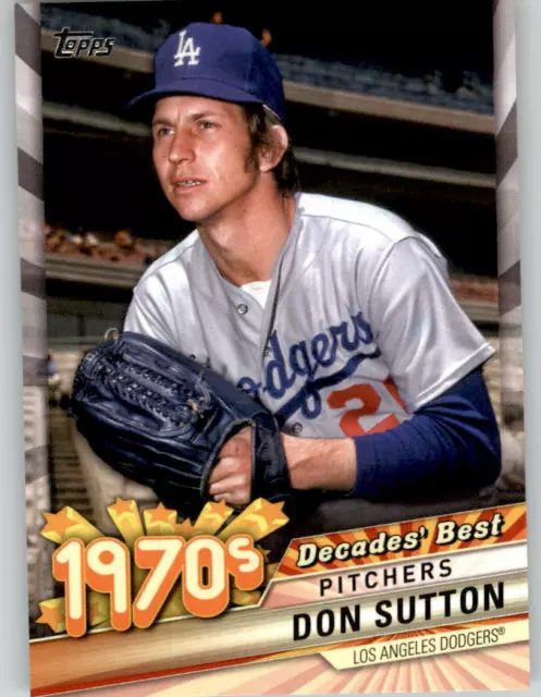 2020 Topps Series 1 DON SUTTON Decades' Best Insert Dodgers #DB-39