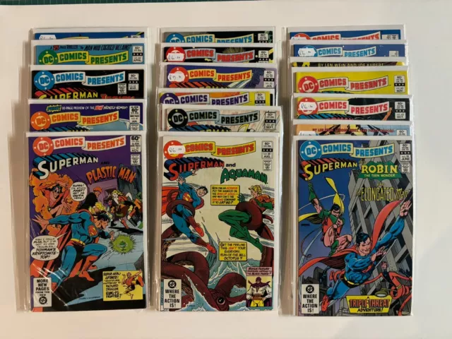 DC COMICS GESCHENKE - Superman - Wählen Sie Ihre Ausgabe #1 bis #23 - '70er/'80er - Neuwertig