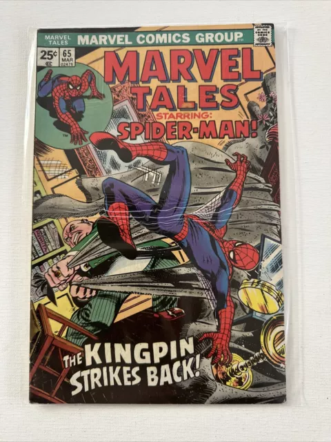 Marvel Tales Spider-Man #65 (1975) Marvel Comics (Reprints ASM 84) FN/VFN 7.0