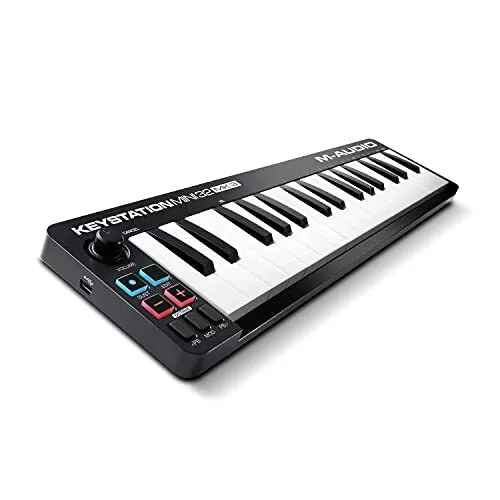 M-Audio Keystation Mini 32 MK3 - Portable USB MIDI Keyboard Controller for Music